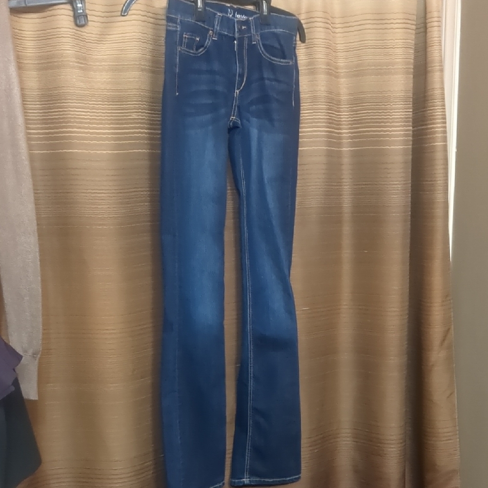 New York & Company Blue Flare Jeans